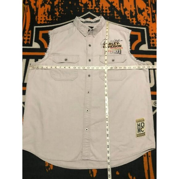 Harley Davidson Casual Button Down Shirt XL Men, COMPETITION READY - Picture 7 of 7